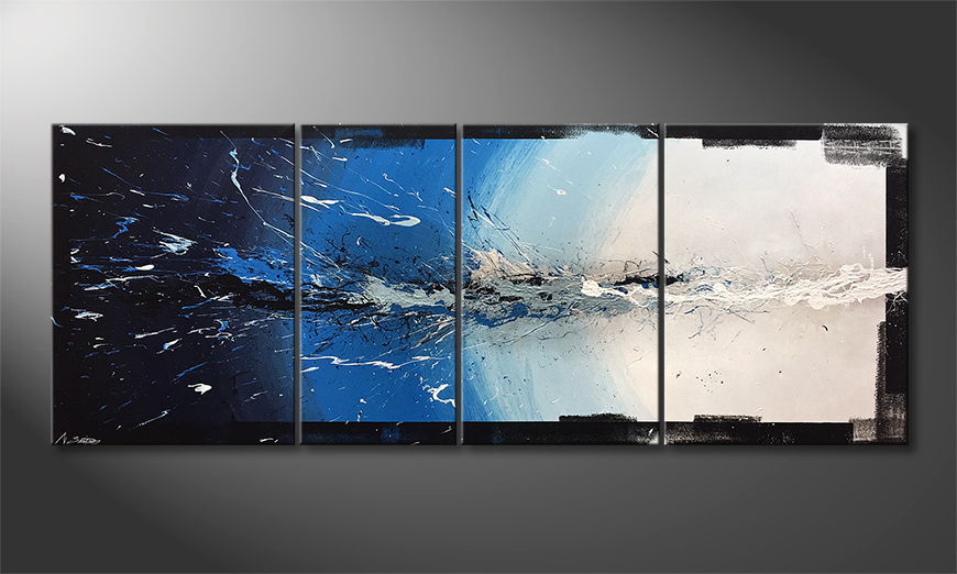Our wall art Liquid Ice 210x80cm