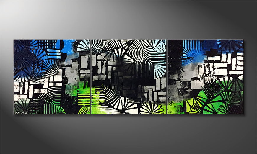 Our wall art Madhouse 210x70cm