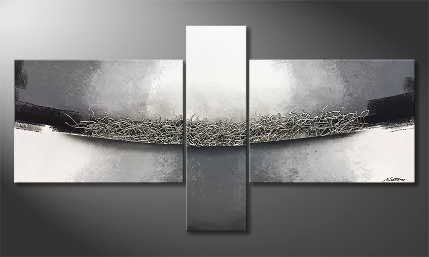 Our wall art Silver Dimension 190x100cm