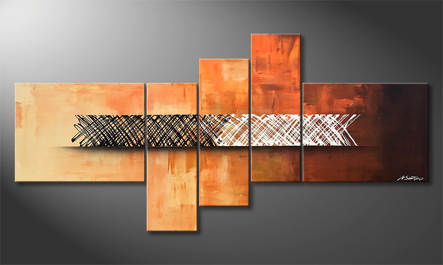 Our wall art Structure Of Contrast 160x80cm