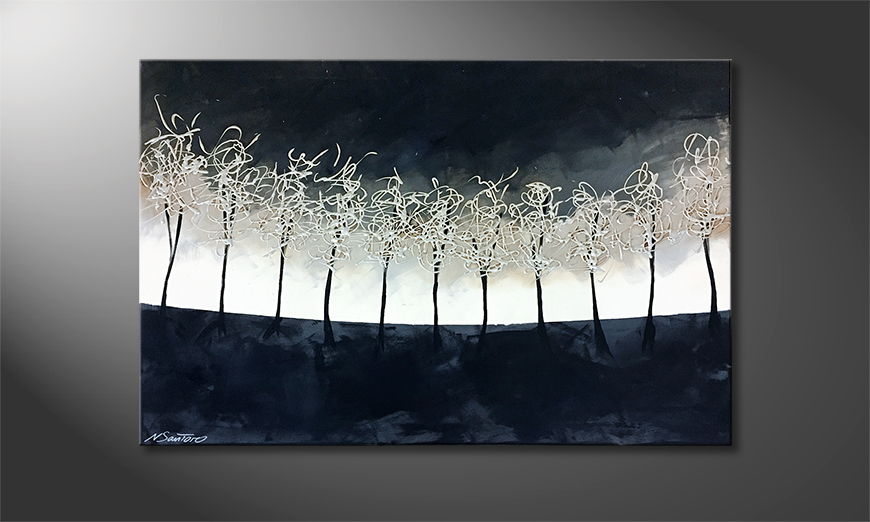 The exclusive painting Mystic Wood 120x80cm