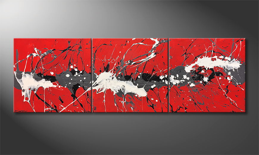 The exclusive painting Try Of Clearness 210x70cm