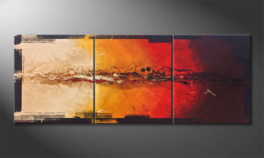 The nice painting Set On Fire 180x70cm
